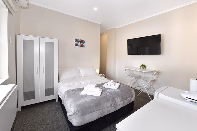 206 Drummond St Carlton, Melbourne - Melbourne, Victoria, Australia - Studio 8 - Bedroom