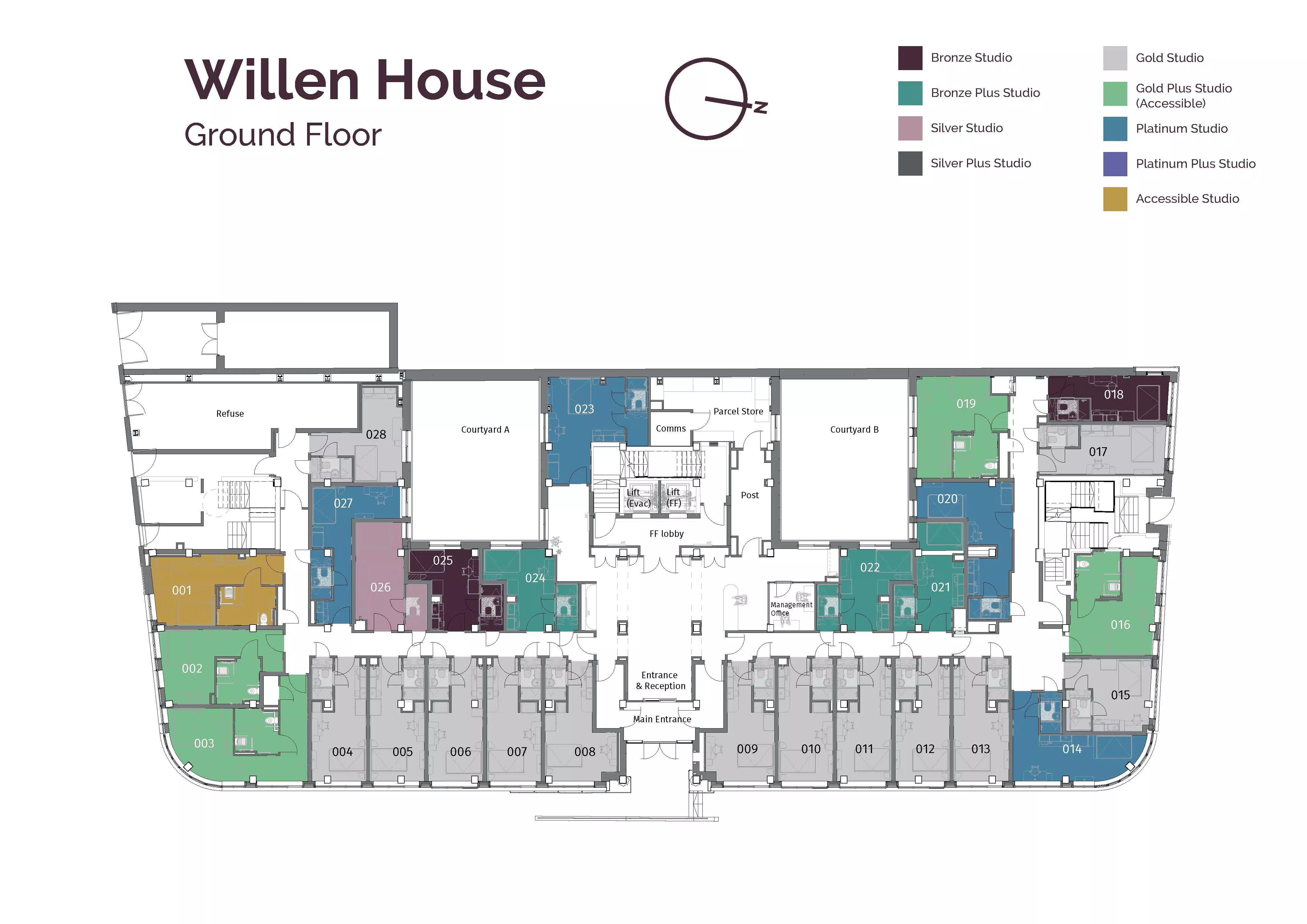 Willen House, London - London, England, United Kingdom - Floor Plan