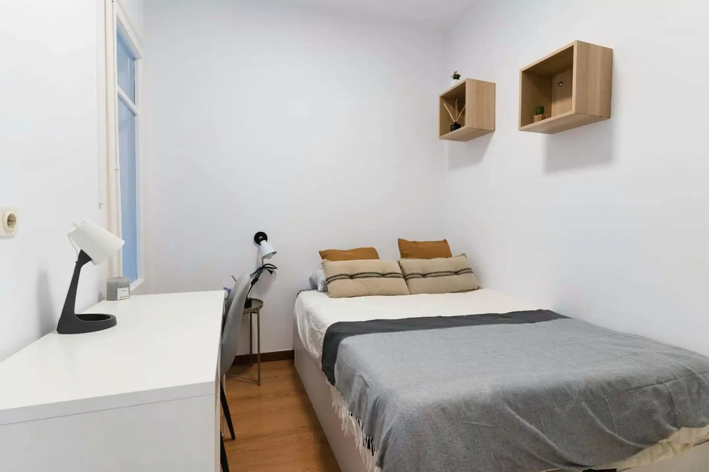 SPC 8024, Barcelona - Barcelona, Spain - #118921: Room in a 4 Bedroom 1 Bathroom (Carrer De Vallseca) - Bedroom