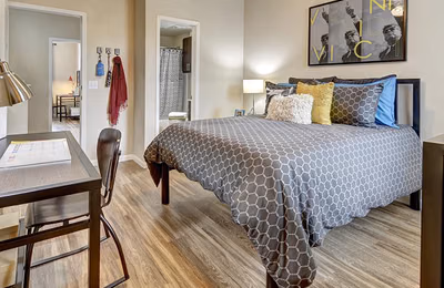 U Club Townhomes On Marion Pugh, College Station - College Station, Texas, United States - Bedroom